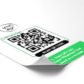 QR Code WhatsApp Zakelijk Poster (Hoek)
