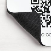QR-code Wifi Business Logo Scan om verbinding te m Muismat (Hoek)