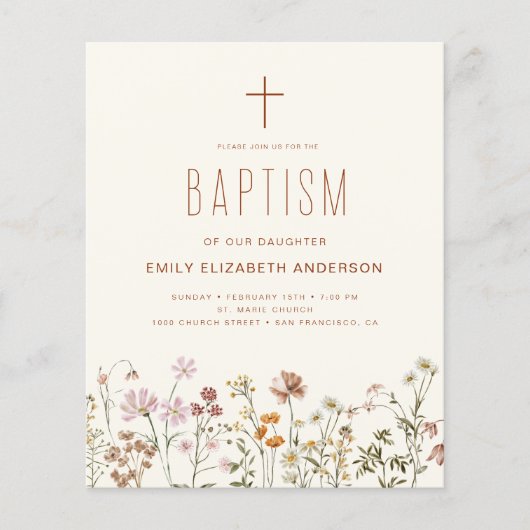 QR Code Wildflower Dooptuin in bloei (Voorkant)