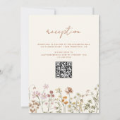 QR Code Wildflower Dooptuin in bloei Kaart (Achterkant)