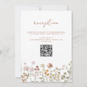 QR Code Wildflower Dooptuin in bloei Kaart (Achterkant)