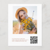 QR Code Wildflower Petals & Prosecco Vrijgezellenf Flyer (Achterkant)