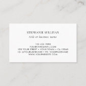 QR Code Wildflower Professioneel Visitekaartje (Achterkant)