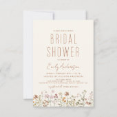 QR Code Wildflower Vrijgezellenfeest Fotouitnodigi Kaart (Voorkant)