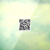 QR-code winkelstickers - scan me - geen rand Raamsticker (Vel 3)