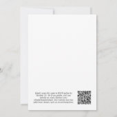 QR-code Witte achtergrond voor Vellum Overlay Kaart (Achterkant)