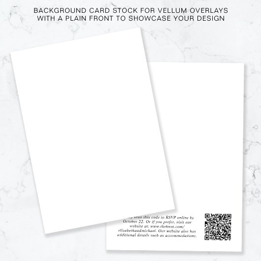 QR-code Witte achtergrond voor Vellum Overlay Kaart