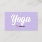 QR Code Yogaleraar Third Eye Yoga Studio Visitekaartje (Achterkant)