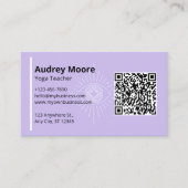 QR Code Yogaleraar Third Eye Yoga Studio Visitekaartje (Voorkant)