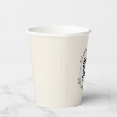 QR Code Zakelijk bedrijf event party minimalist Papieren Bekers (Rechts)