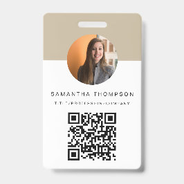QR-code Zakelijk Logo ID-kaart Zakelijke Medewerke Badge