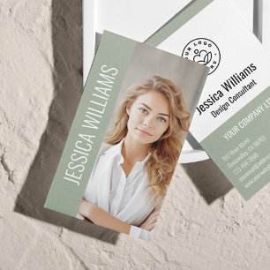 QR-code Zakelijk Logo Modern Professioneel Salie Visitekaartje