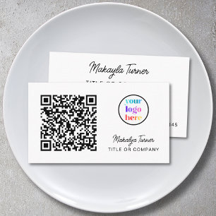 QR Code Zakelijk Logo Modern Professioneel Visitekaartje