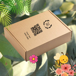 QR-code | Zakelijk logo Modern Professioneel Zelfinktende Stempel