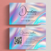 QR Code Zakelijk Logo opaal steen Visitekaartje