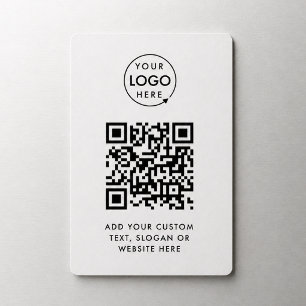QR-code Zakelijk logo professioneel eenvoudig wi Magneet