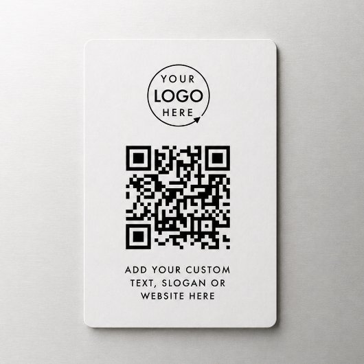 QR-code | Zakelijk logo professioneel eenvoudig wi Magneet