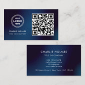 QR-code zakelijk logo | Professioneel en modern  Visitekaartje (Voorkant / Achterkant)