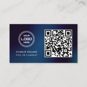 QR-code zakelijk logo   Professioneel en modern  Visitekaartje