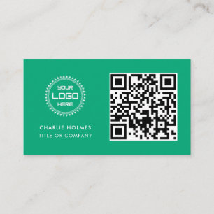 QR-code zakelijk logo   Professioneel en modern  Visitekaartje