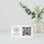 QR-code zakelijk logo | Professioneel en modern  Visitekaartje (Staand voorkant)