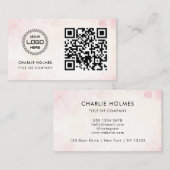 QR-code zakelijk logo | Professioneel en modern  Visitekaartje (Voorkant / Achterkant)