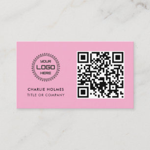 QR-code zakelijk logo Professioneel en modern Visitekaartje