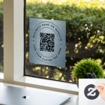 QR Code | Zakelijk Minimaal Scanbaar Rond