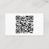 QR Code Zakelijk Professioneel Afbeelding | Modern Visitekaartje (Achterkant)