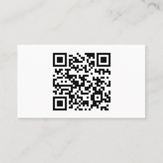 QR Code Zakelijk Professioneel Afbeelding | Modern Visitekaartje (Achterkant)