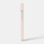 QR Code Zakelijk Social Media Blush iPhone 15 Case (Linkerkant)