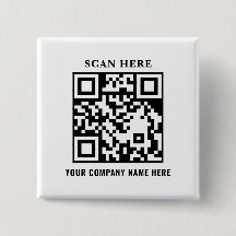QR-code zakelijke branding promotionele knop