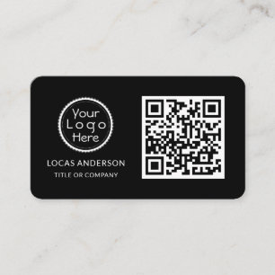 QR Code Zakelijke Logo   Goud Modern Professional Visitekaartje