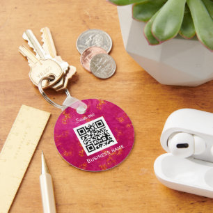 QR Code Zakelijke Logo Professionele Custom Hot Pi Sleutelhanger