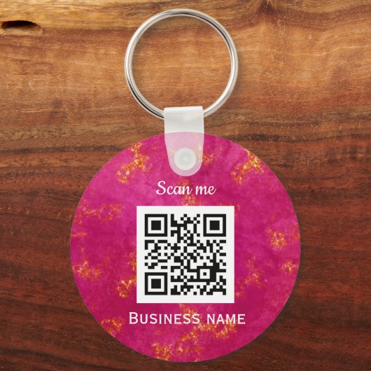 QR Code Zakelijke Logo Professionele Custom Hot Pi Sleutelhanger (Voorkant)