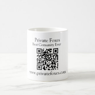 QR-code zakelijke mokken, gepersonaliseerde QR-cod Koffiemok