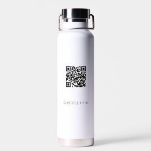 QR Code Zakelijke Waterfles