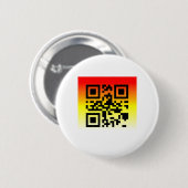 QR Code® Zegt: FELICITATIES Ronde Button 5,7 Cm (Voorkant /achterkant)