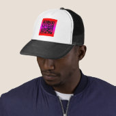 QR Code® Zegt: GELUKKIGE MOEDERDAG Trucker Pet (In situ)