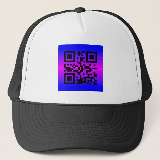 QR Code® Zegt: HET ZIJN TWEEËN Trucker Pet (Voorkant)