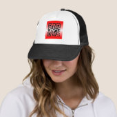 QR Code® Zegt: I LOVE YOU Trucker Pet (In situ)