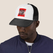 QR Code® Zegt: I LOVE YOU Trucker Pet (In situ)