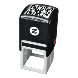 QR-code zelfinkende rubberen stempel