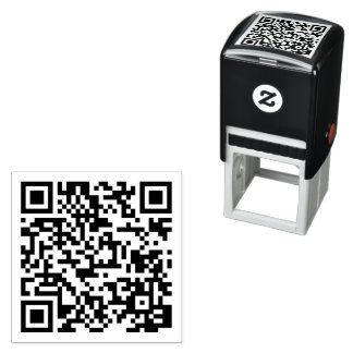 QR-code Zelfinktende Stempel
