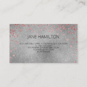 QR-code zilver Visitekaartje (Achterkant)