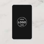 QR Code Zwart Visitekaartje Social Media (Achterkant)