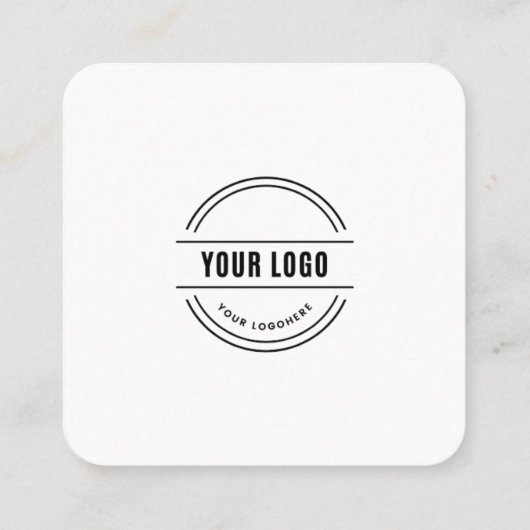 QR-code zwart wit: scan naar verbinding met ons Vierkante Visitekaartje (Achterkant)