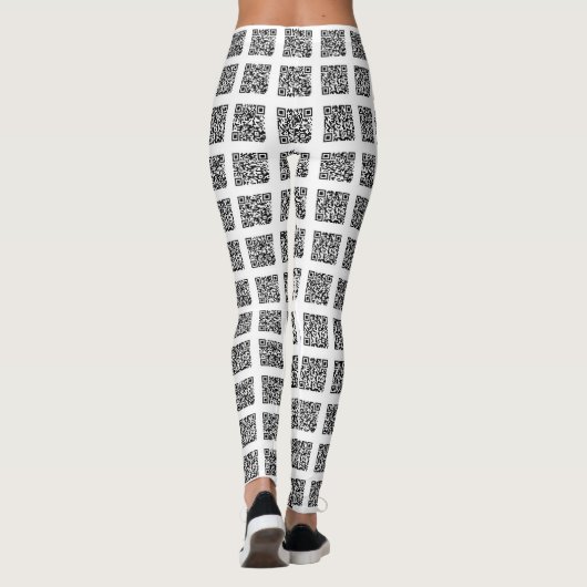 QR-codecontrolepatroon Leggings (Achterkant)