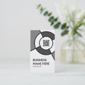 QR-codedoelstelling Visitekaartje (Staand voorkant)