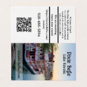 QR-codefoto Visitekaartje (Buitenkant ongevouwen)
